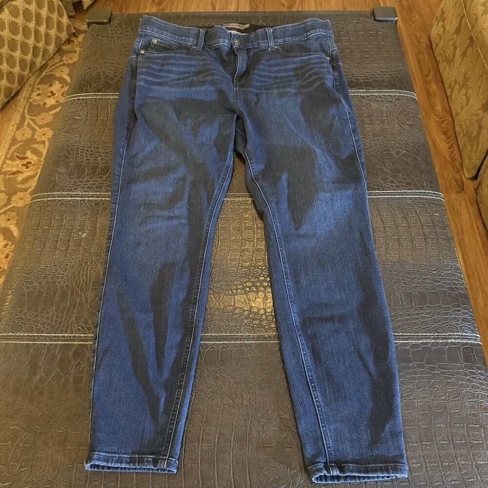 Torrid Bombshell Skinny Jeans Size 20R Womens Dark Blue Premium Stretch Pants